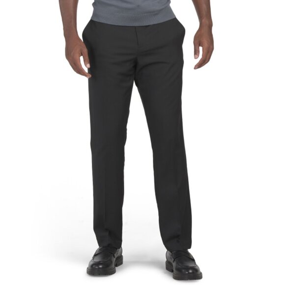 PERRY ELLIS PORTFOLIO Caviar Slim Washable Dress Pants - Picture 1 of 2